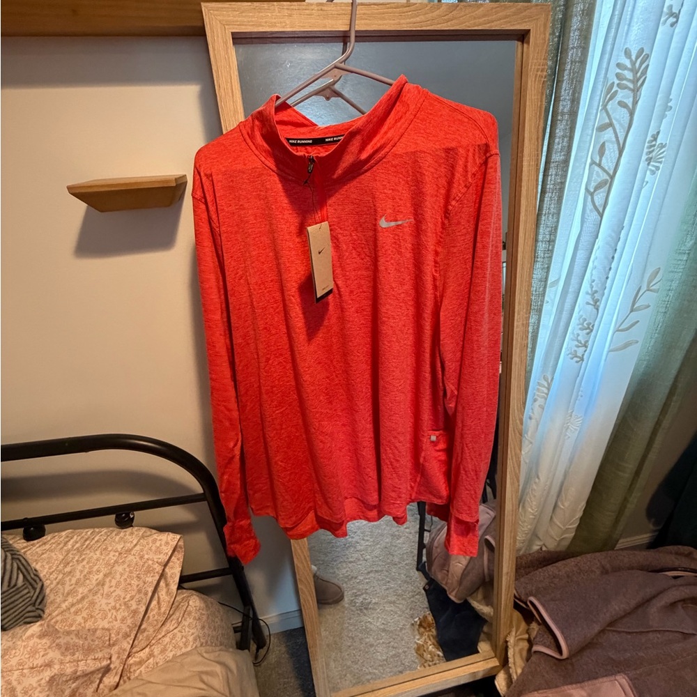 Nike Red Half-Zip Pullover